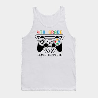 4th Grade Level Complete Gamer Class Of 2024 Graduation Tank Top